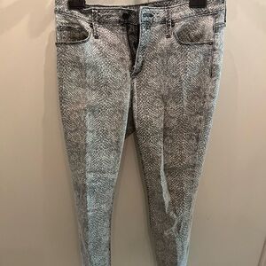 Animal print, gray pants size medium